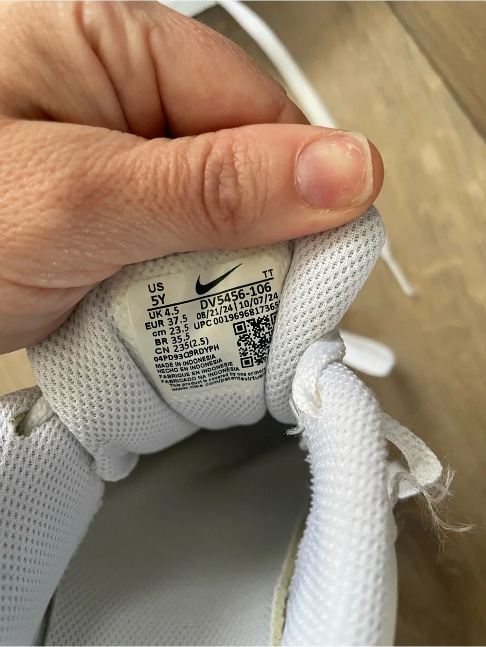 Boys Nike Air Force ones